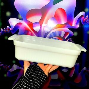 Fire-King Anchor Hocking vintage casserole oven proof dish